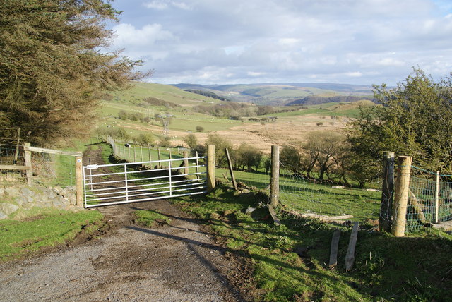 A bridleway to Ystumtuen