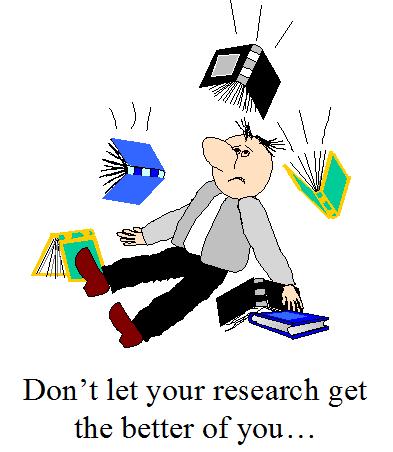 don't let your research get the better of you