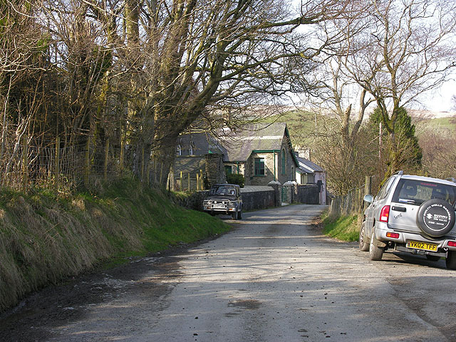 the lane from the house